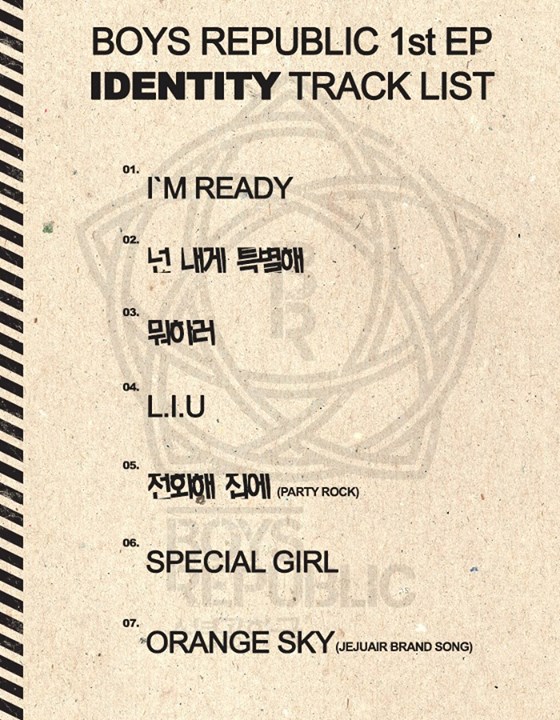 [1st Mini Album] 소년공화국 – 미니앨범 1집 (Identity)